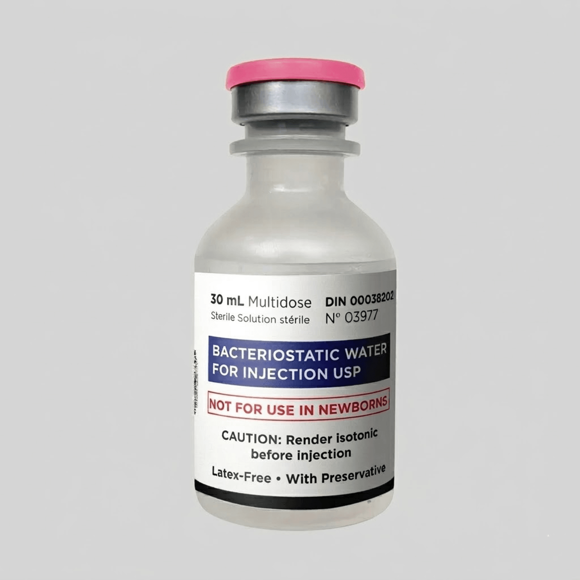 Bacteriostatic water Canada Pfizer pharmaceutical grade BioPerform